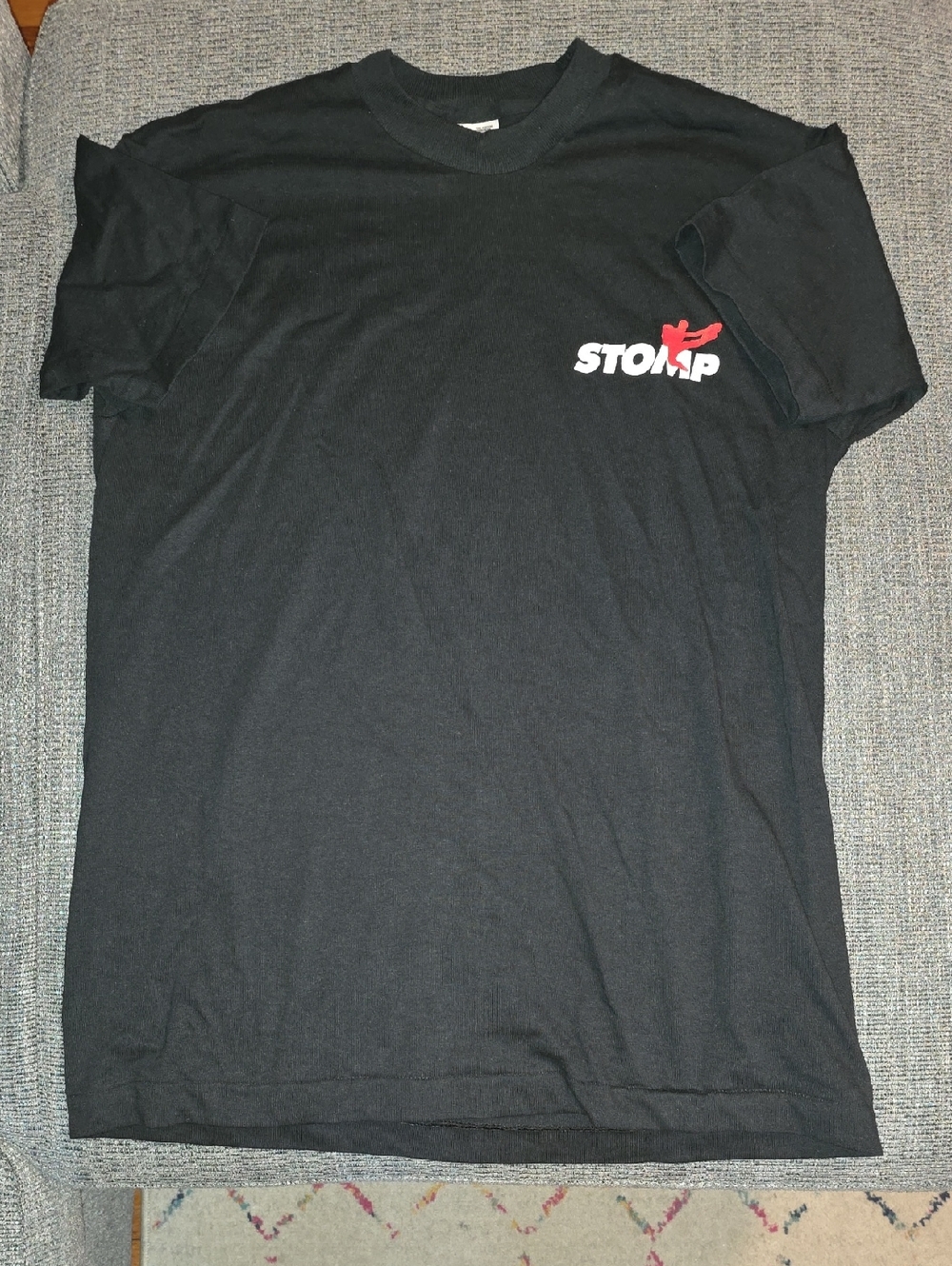 Fruit of the Loom, Large, Black STOMP shirt